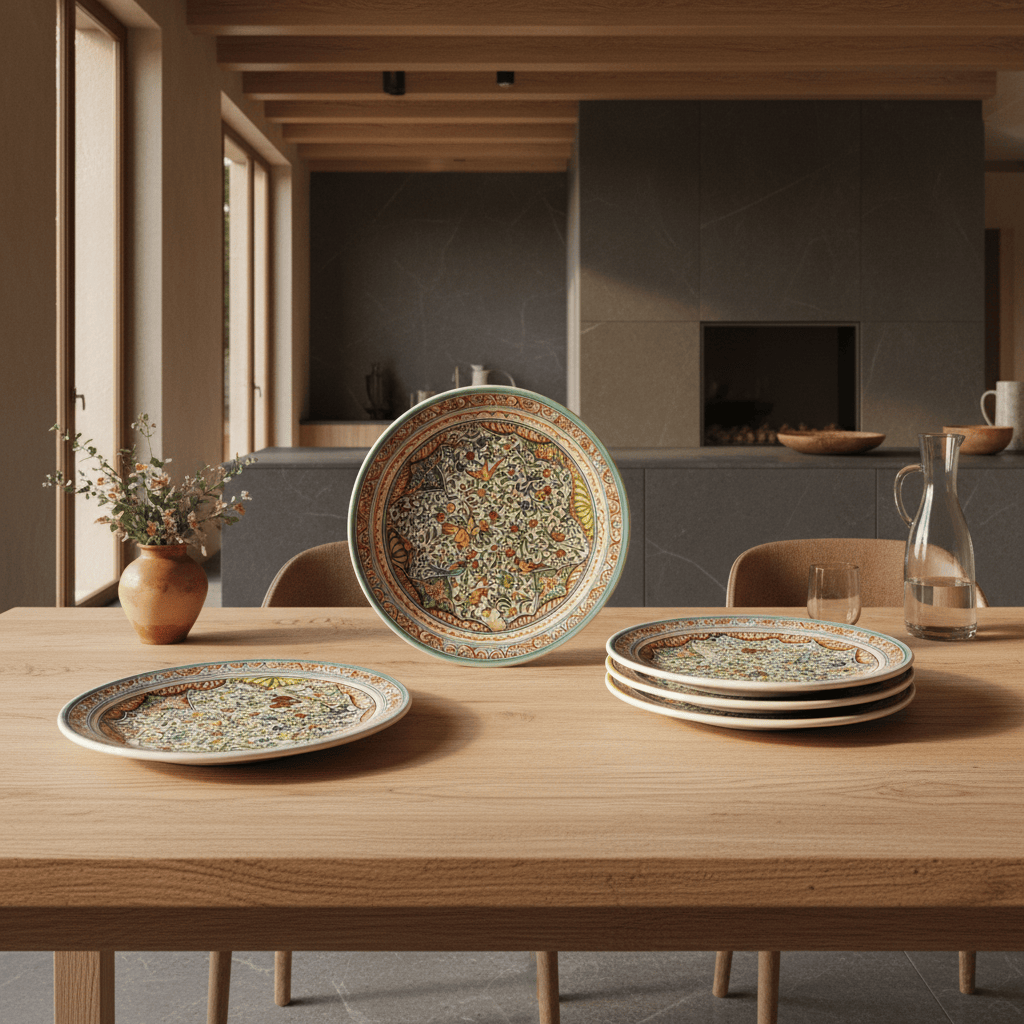 Assiette en céramique de Coimbra - 29cm Assiette en céramique de Coimbra - 29cm