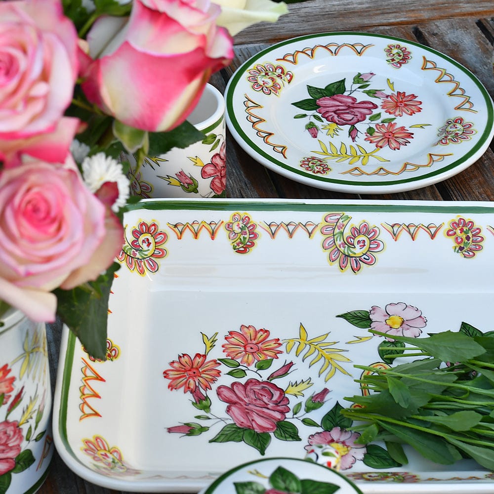 Assiette en céramique peinte à la main au nord du Portugal Assiette en céramique "Viana"