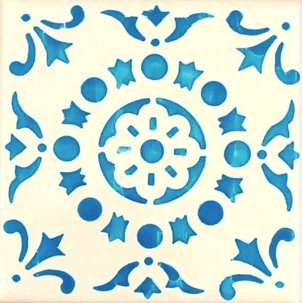 Azulejo Padrao I Azulejo portugais artisanal Azulejo Padrão 11x11cm