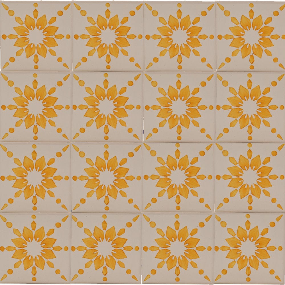 Azulejo portugais I Carreau de faïence du Portugal Azulejo Padrão 11x11cm