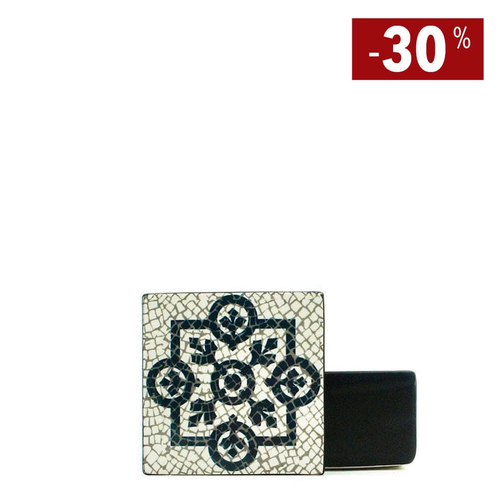 Boite en céramique avec couvercle Azulejo I Fabrication artisanale Boite en céramique "Calçada"