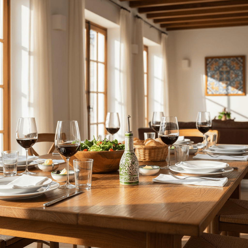 Carafe à huile verte en céramique de Coimbra Carafe à huile en céramique de Coimbra