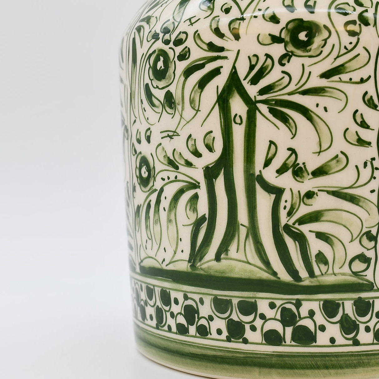 Carafe verte en céramique de Coimbra Carafe en céramique de Coimbra