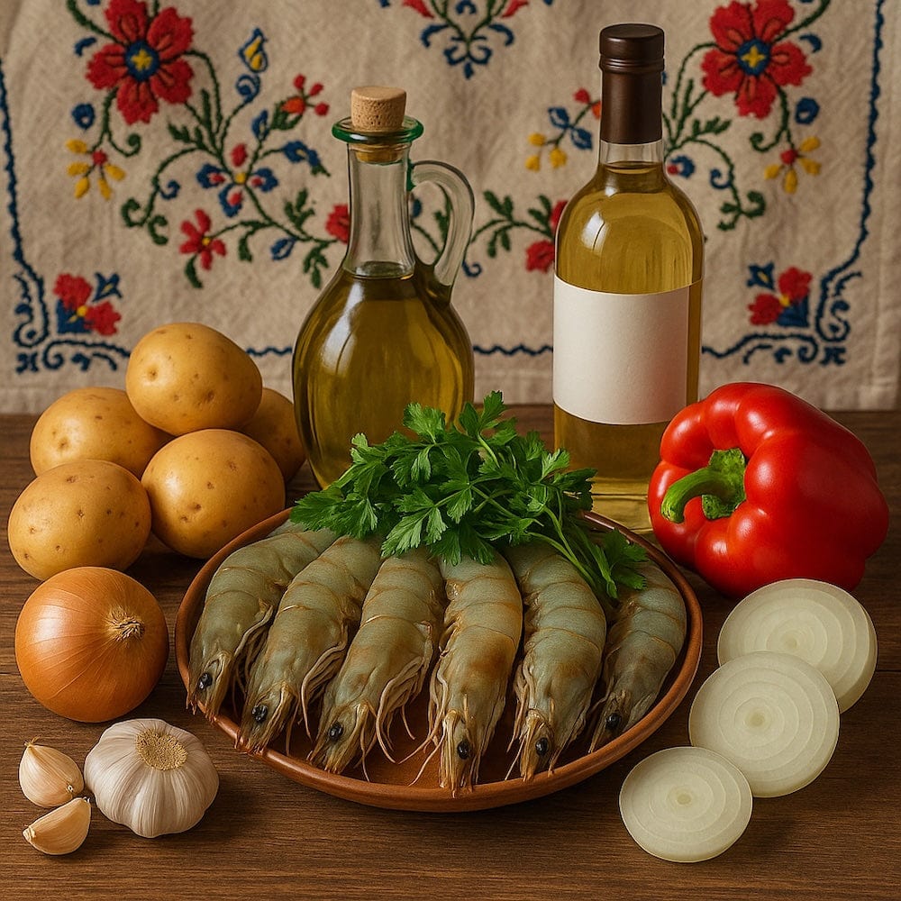 Cataplana portugaise en cuivre  Cataplana en cuivre 5 à 6 couverts - 30cm