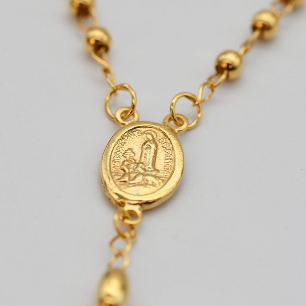 Chapelet de Fátima en argent doré Terço I Chapelet de Fátima en argent doré