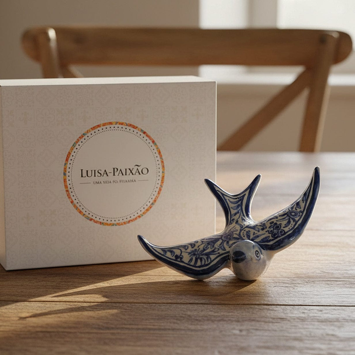 Coffret cadeau hirondelle de Coimbra bleue Coffret hirondelle "Coimbra" - Bleu