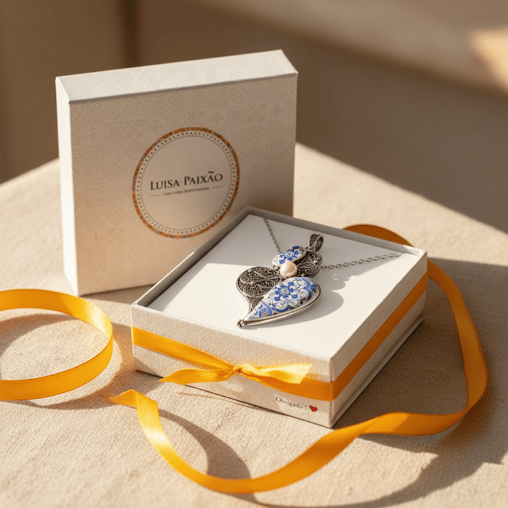 Collier portugais Coeur de Viana I Bijoux fantaisie portugais Collier "Coração de Viana"