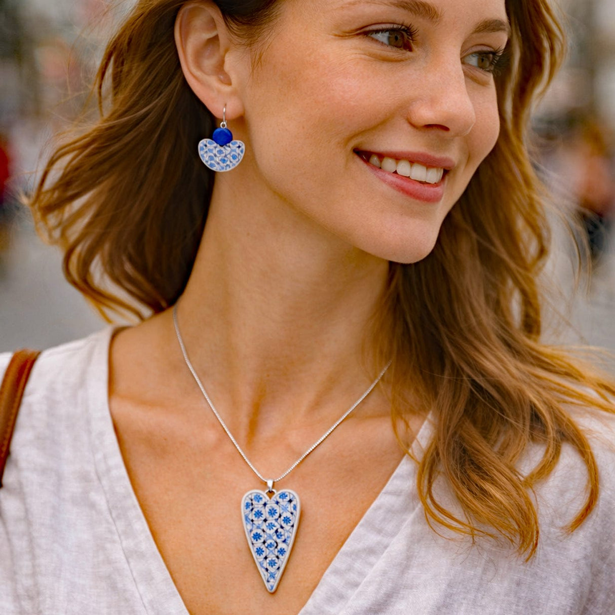 Collier portugais en forme de coeur I Bijoux fantaisie portugais Collier "Coração"