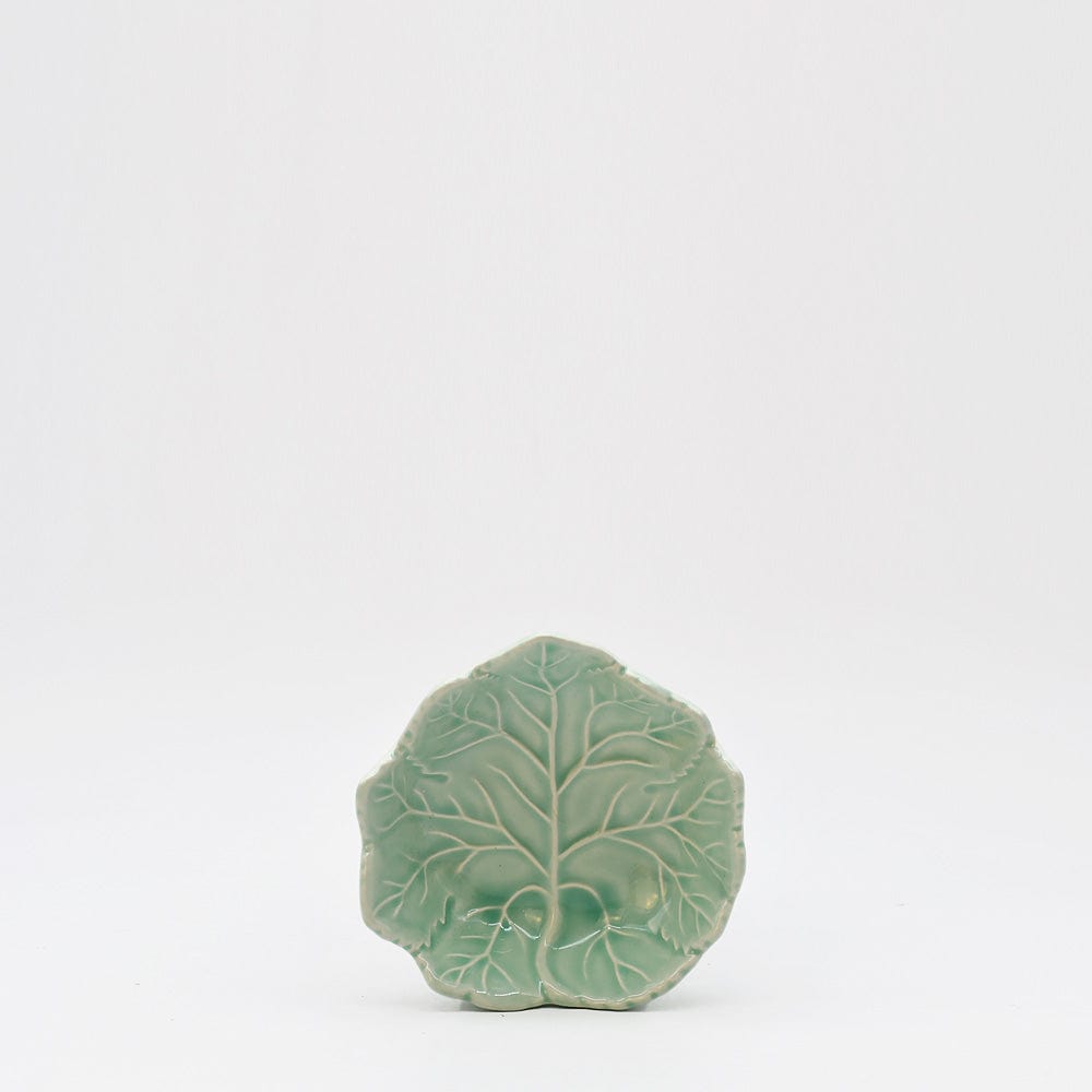 Coupe en céramique en forme de feuille de chou - 6 couleurs Coupe en céramique en forme de feuille de chou - 6 couleurs Vert d'eau