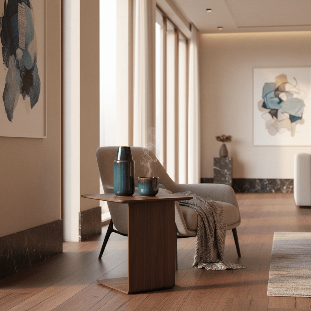 Ensemble Bouteille + Gobelet en Céramique | Portugal Bouteille et gobelet en grès "Amazonia" - Vert