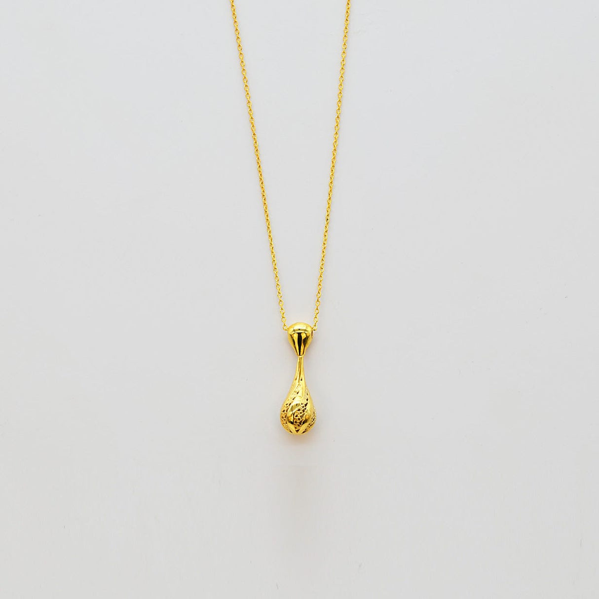 Gota de Luz – Collier en argent doré | Bijou portugais Gota de Luz I Collier en argent doré