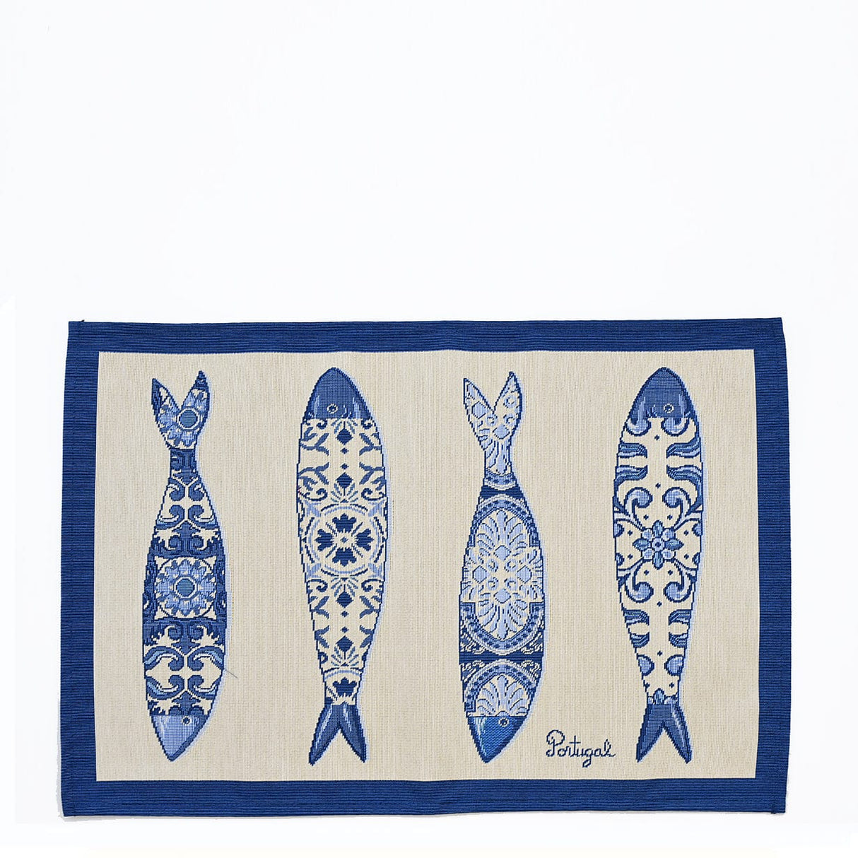 Lot de 2 Set de table sardinhas en tissu Set de table "Sardinhas"- Lot de 2