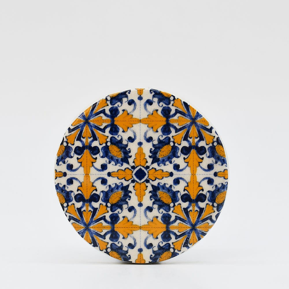 Magnets Azulejo Portugais en Céramique – Bleu et Blanc Magnets en céramique Motif #3