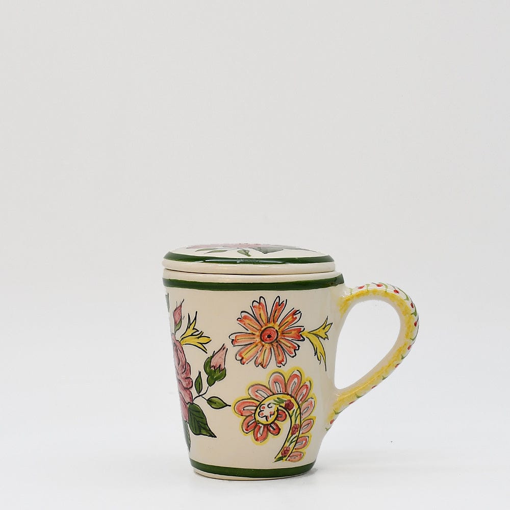 Mug à couvercle en céramique "Viana" Mug à couvercle en céramique "Viana"