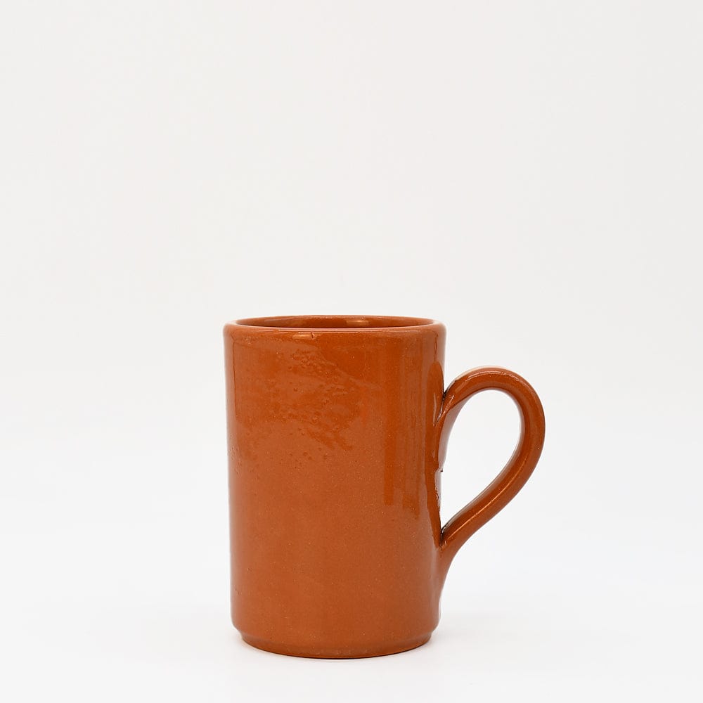 Mug en terre cuite naturelle vitrifiée Mug en terre cuite vitrifiée