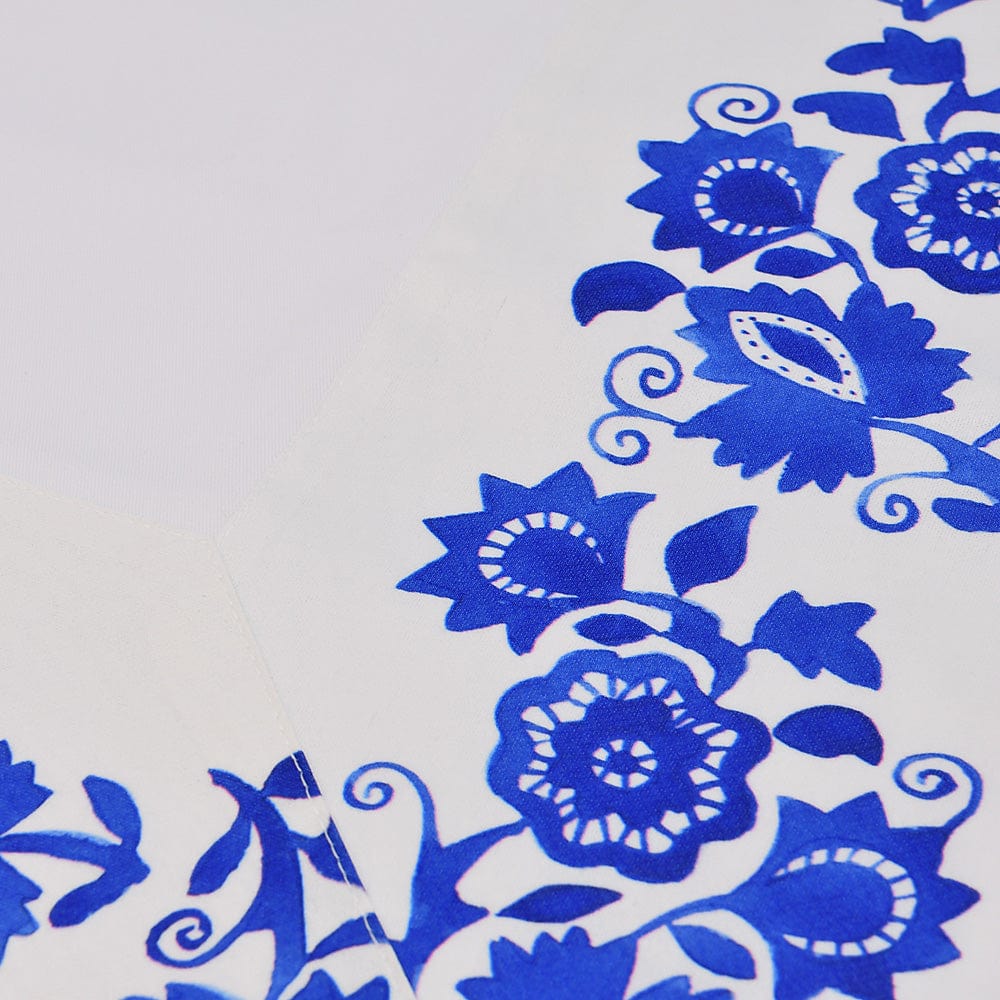 Nappe blanche portugaise de qualité hôtelière – Viana do Castelo Nappe en coton "Viana"