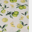 Nappe portugaise verte motifs citrons – Coton & polyester facile à entretenir Nappe en coton "Limão" - Verte