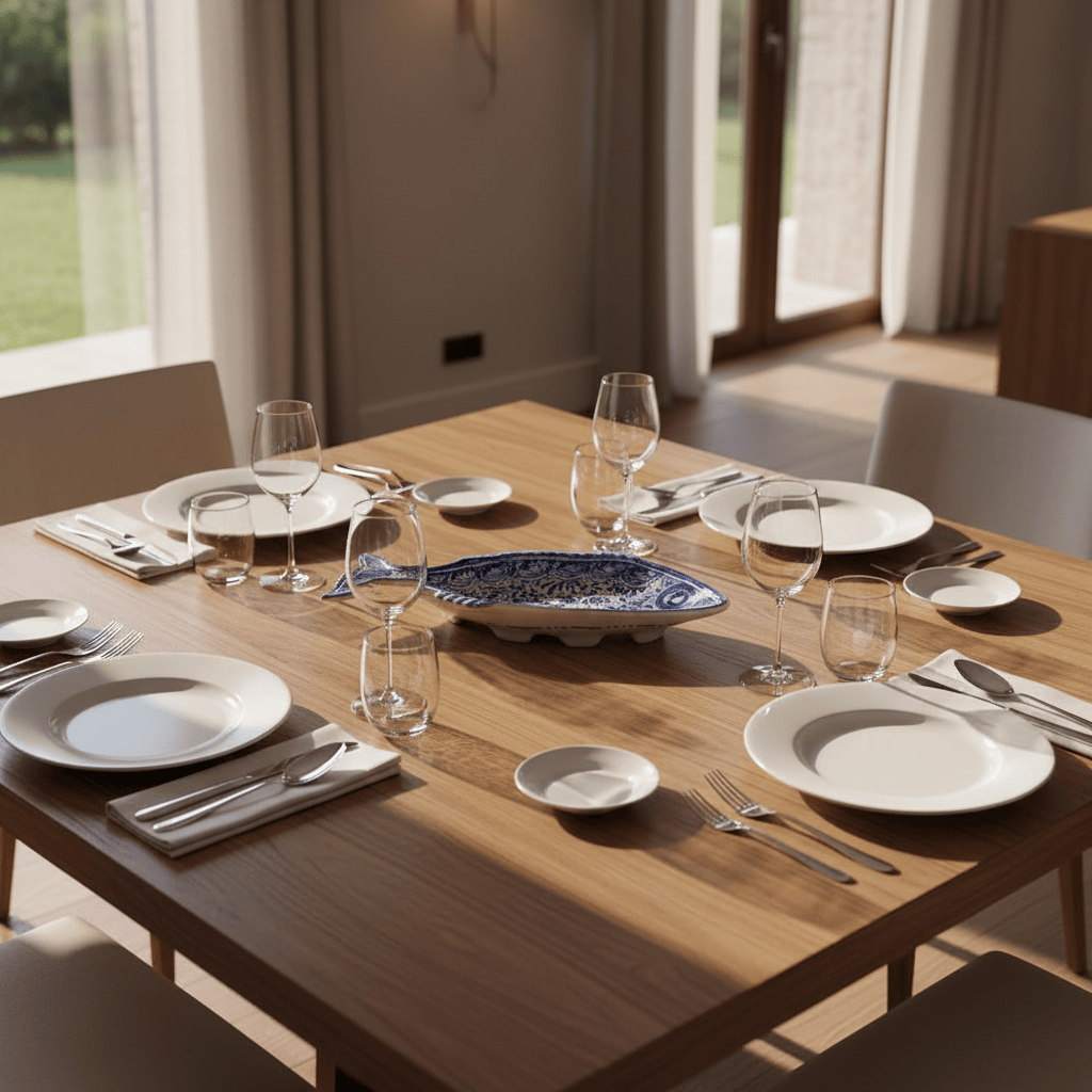 Petit plat en céramique de Coimbra - 25cm Petit plat en céramique de Coimbra - 25cm