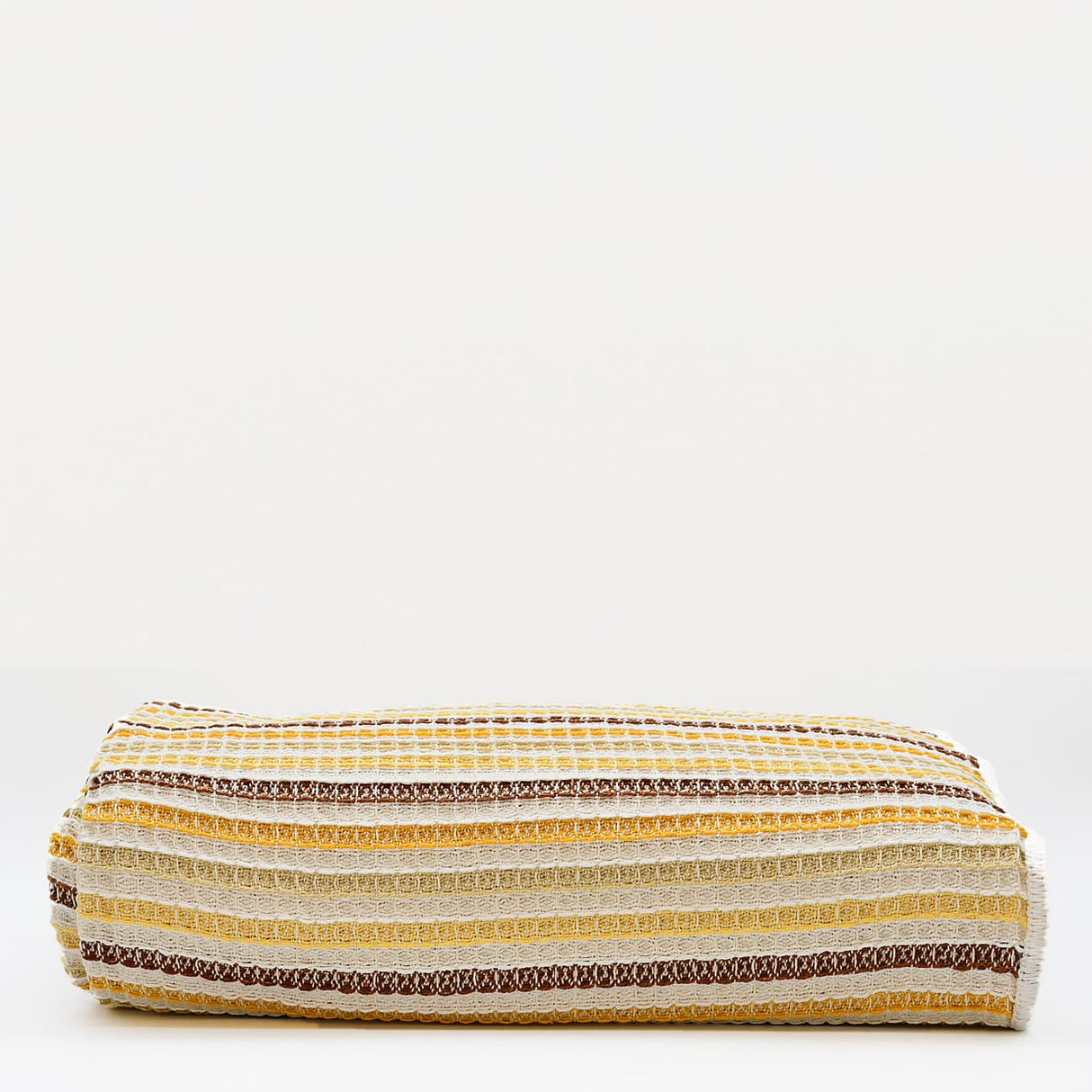 Plaid portugais couvre-lit jaune 240x200 | Style de vie portugais Plaid Couvre-lit en coton 240x200 - Jaune