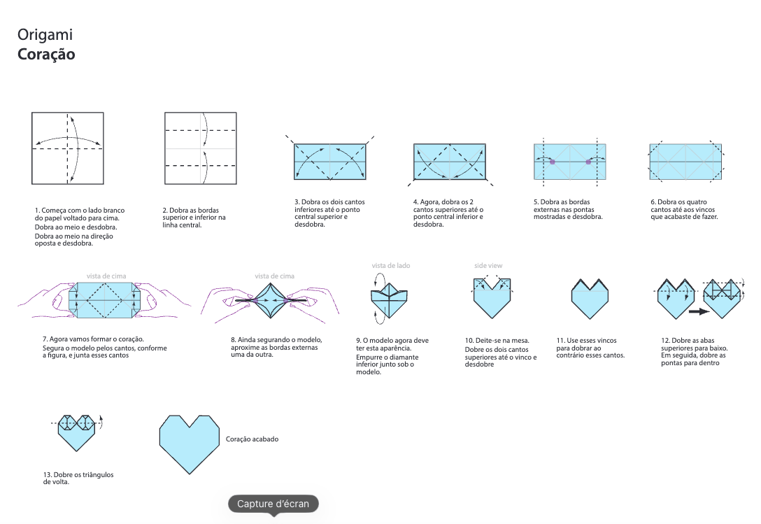 Planche d'origamis portugais Planches d'origami portugais