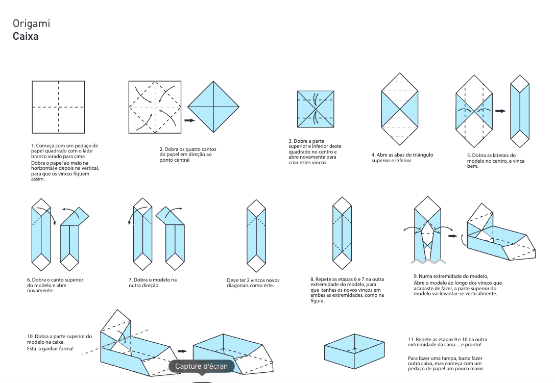 Planche d'origamis portugais Planches d'origami portugais