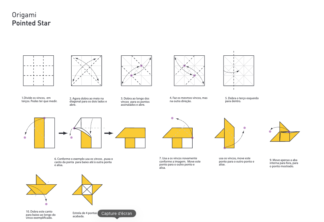 Planche d'origamis portugais Planches d'origami portugais