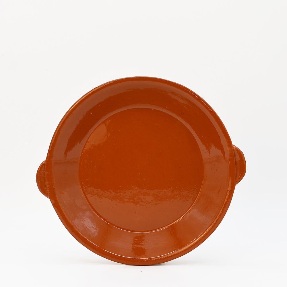 Plat à gratin en terre cuite naturelle vitrifiée Plat à gratin en terre cuite vitrifiée