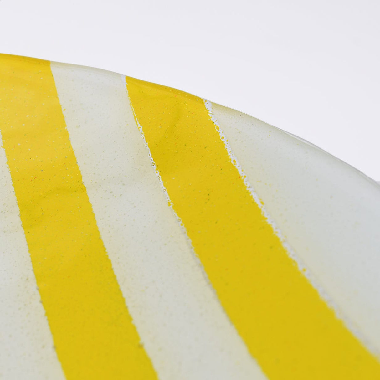 Plat de service en verre jaune I Artisanat portugais Plat en verre "Marinha Grande" - Jaune