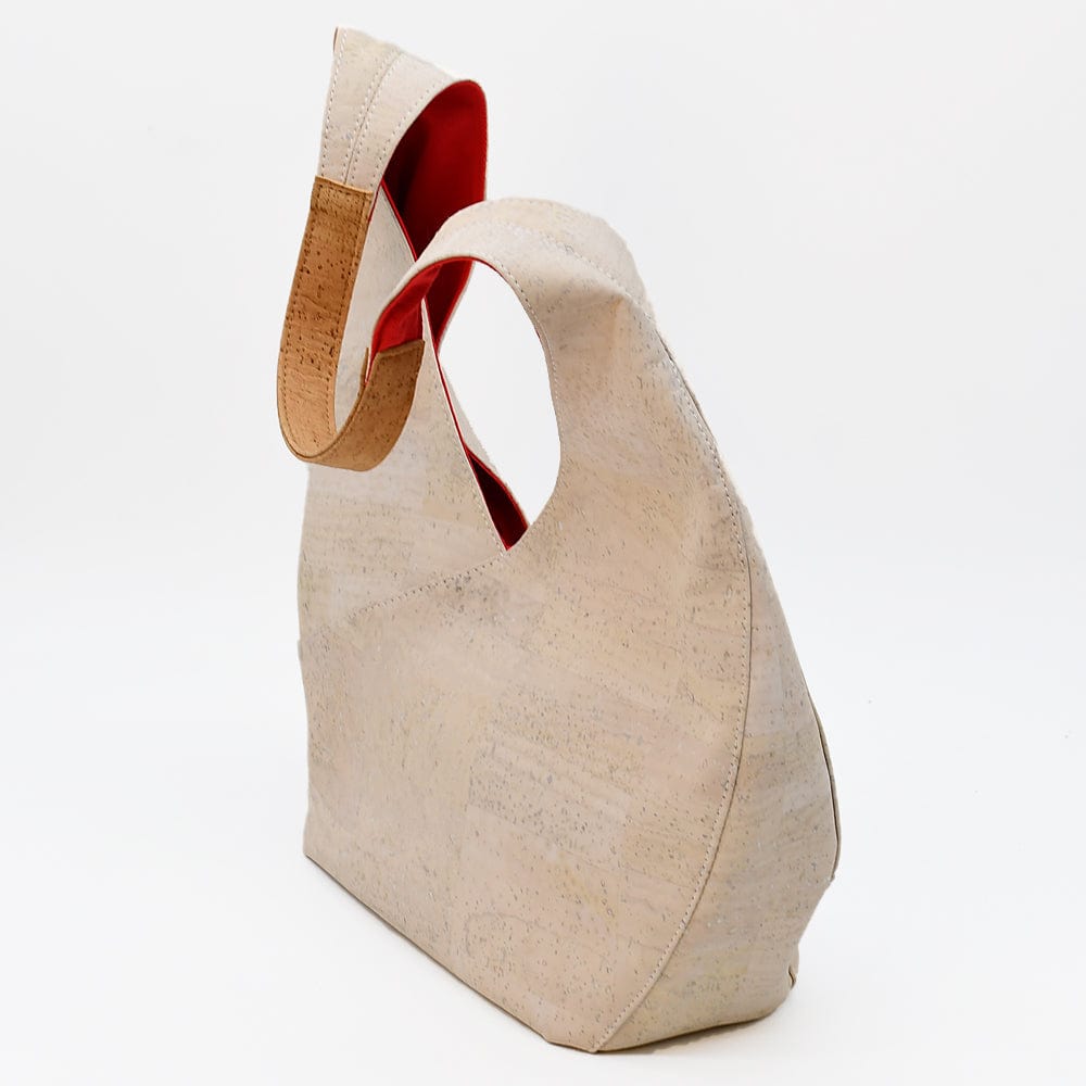 Sac épaulière portugais en liège blanc Sac épaulière en liège - Blanc