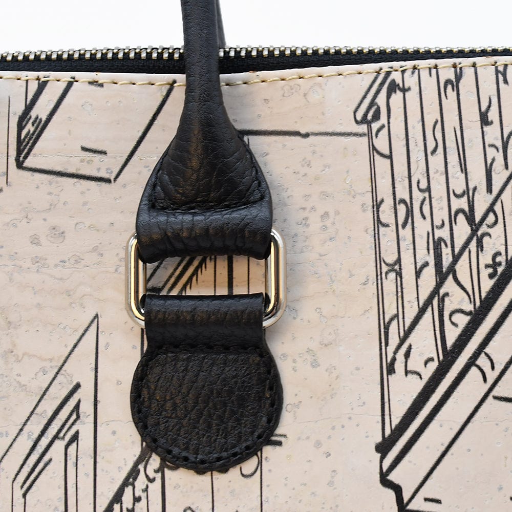 Sac panier en liège Doré et Rouge I Liège du Portugal Sac en liège