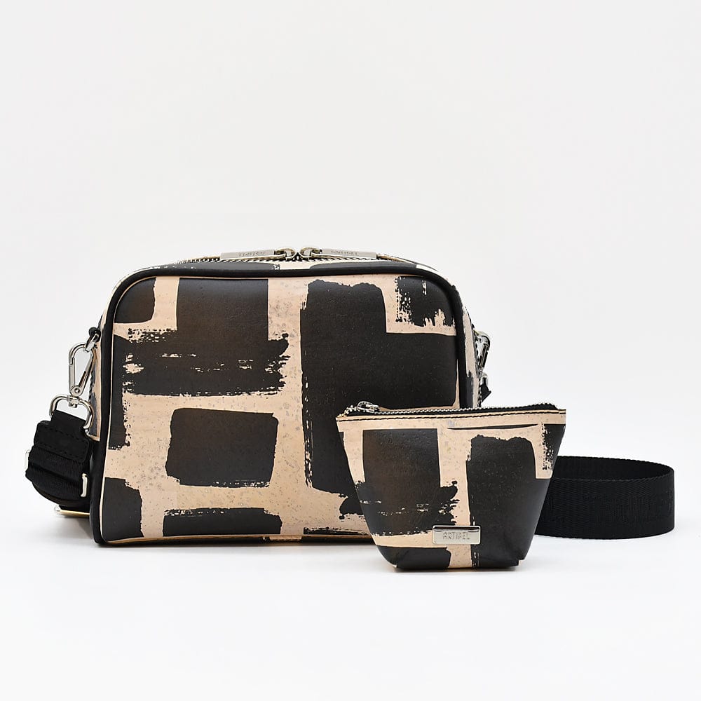 Sac panier en liège Doré et Rouge I Liège du Portugal Sac en liège