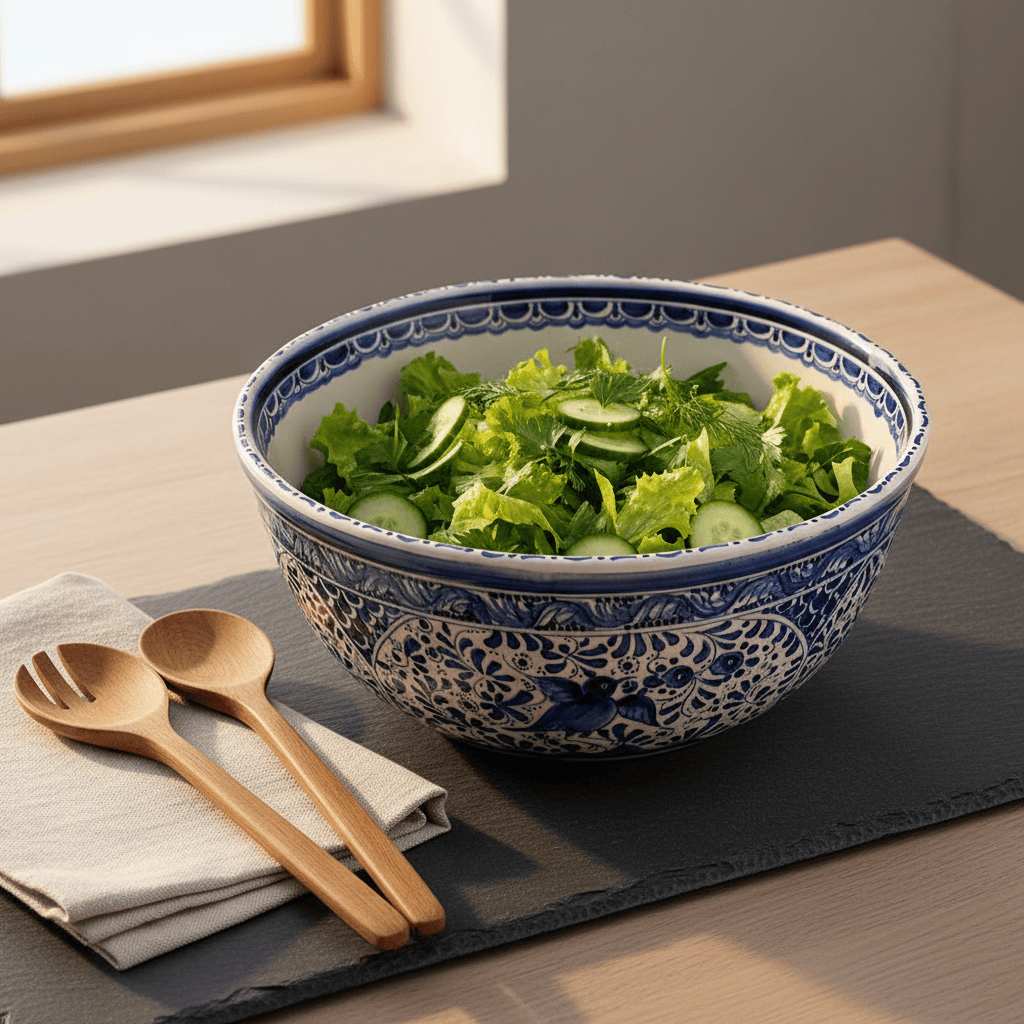 Saladier en céramique de Coimbra - 28cm Saladier en céramique de Coimbra - 28cm