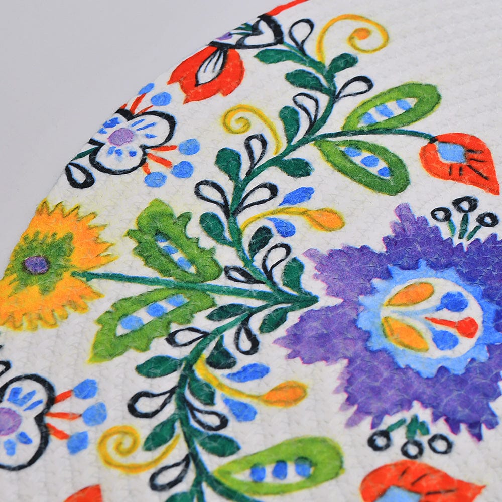 Set de table en fibres mélangées I Produit artisanal portugais Set de table en fibres naturelles recyclées