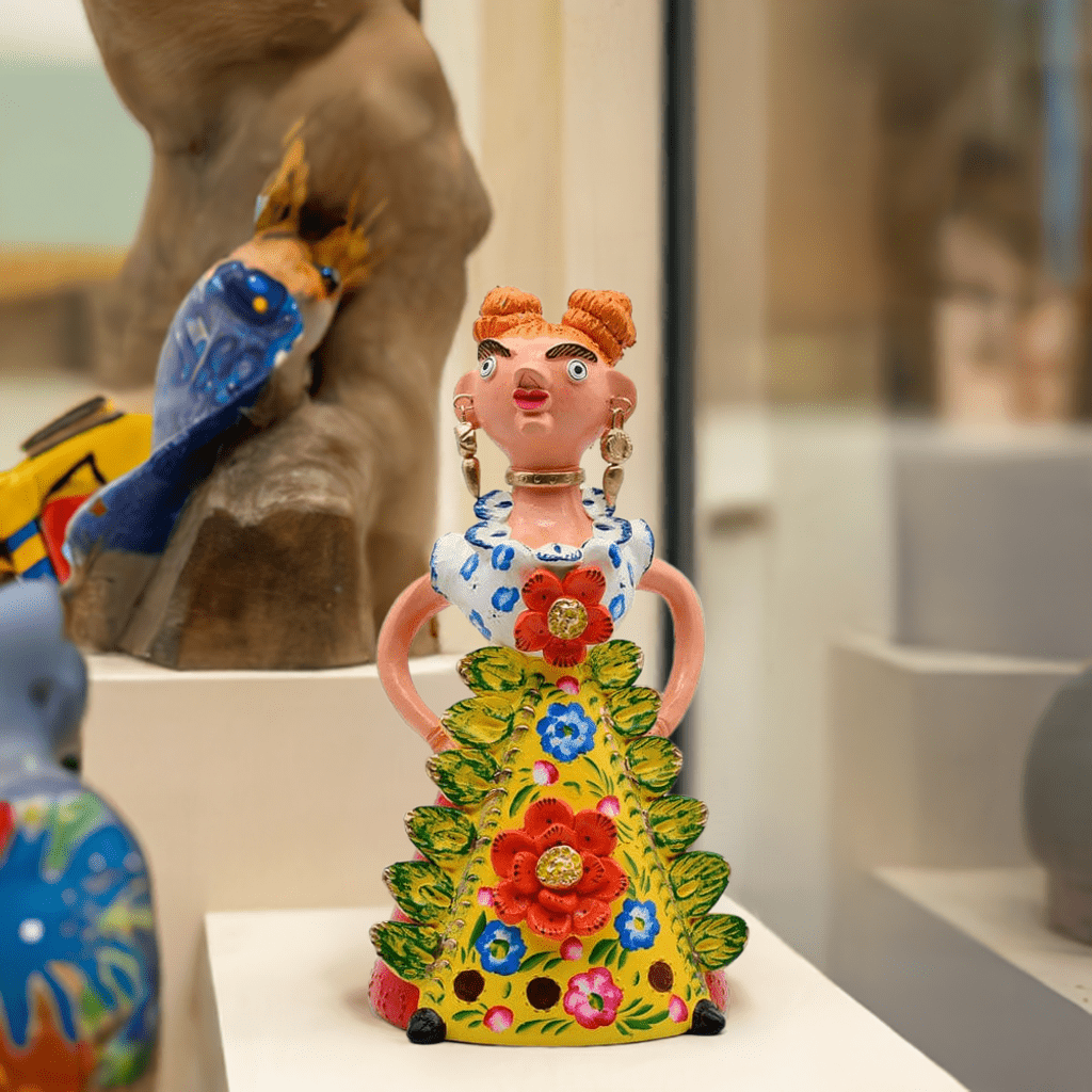 Statuette en terre cuite Boneca Minhota I Art naïf portugais Boneca Minhota 30cm - Prazeres Côta