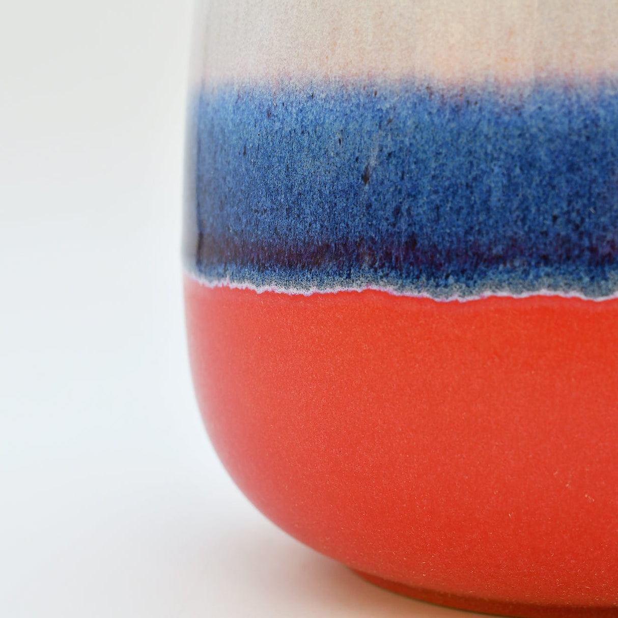 Vase en grès recyclé I Vase décoratif contemporain Vase en grès "Feliz"