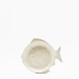 Assiette en forme de poisson 16cm blanche I Vaisselle artisanale du Portugal Assiette en forme de Poisson 16 cm - Blanche
