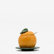 Assiette en forme de poisson I Vaisselle artisanale du Portugal Pot orange