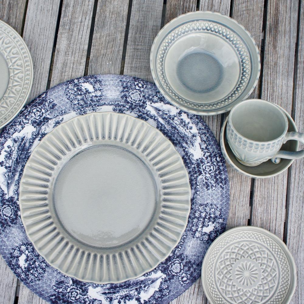 Cristal I Fine Stoneware dinner plate