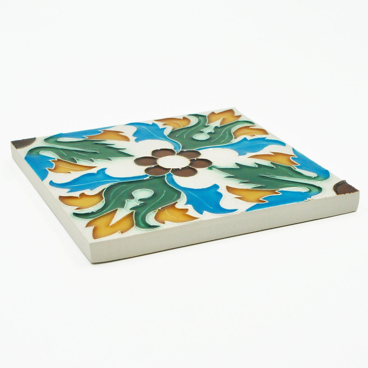 Spanish-Moorish Azulejo 14x14cm