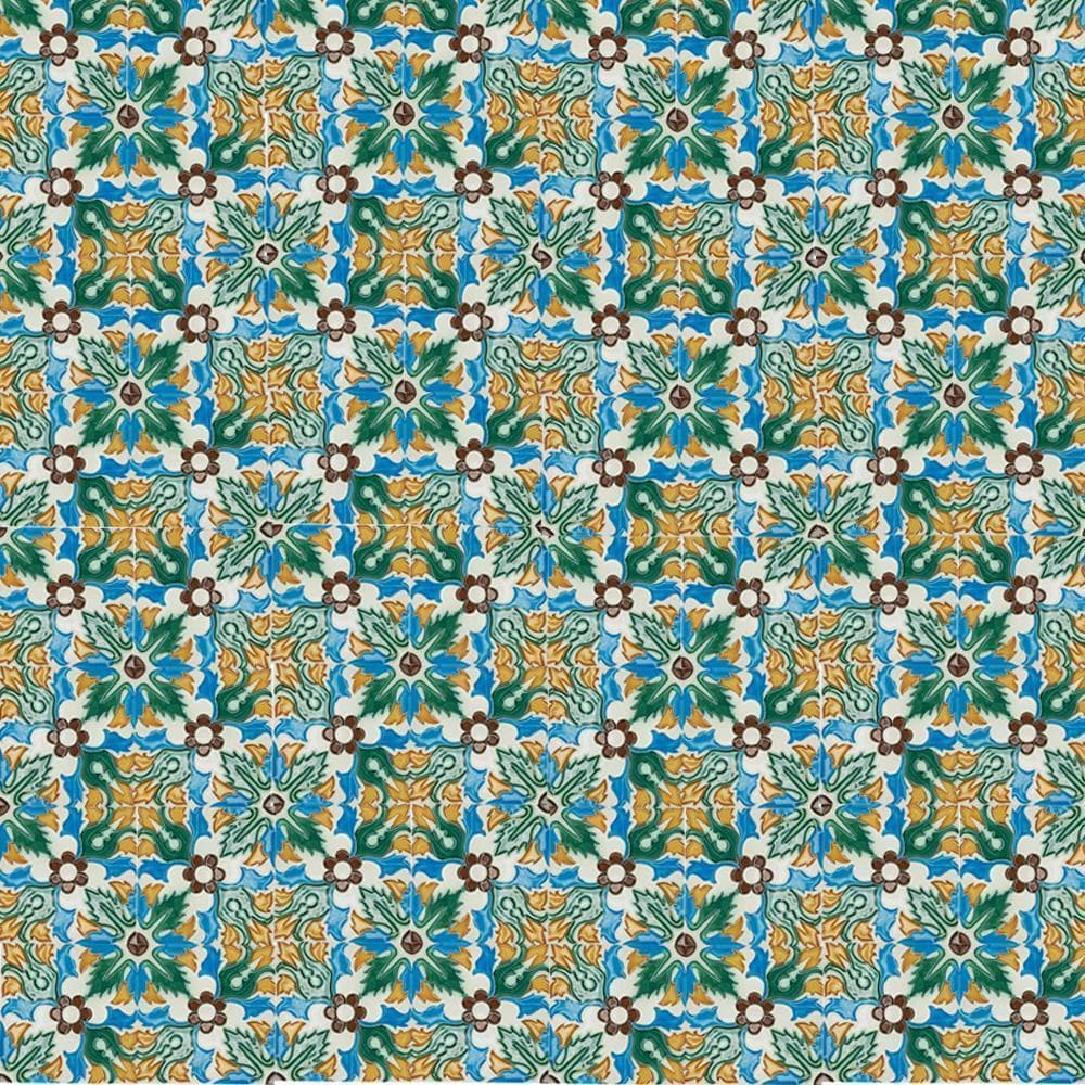Spanish-Moorish Azulejo 14x14cm