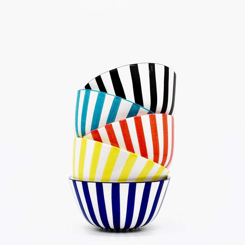 Bol en céramique portugaise I Vente en ligne Bol "Costa Nova Mar" - 13 cm