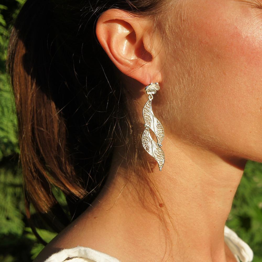 Filigree earrings