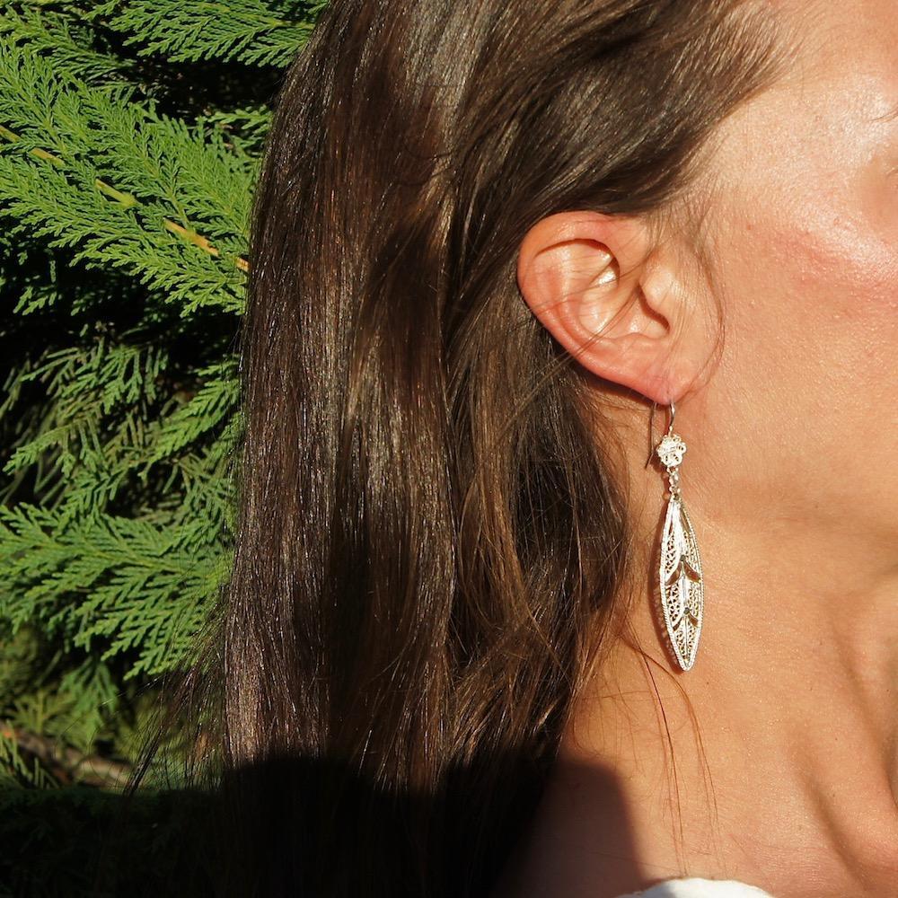 Filigree earrings