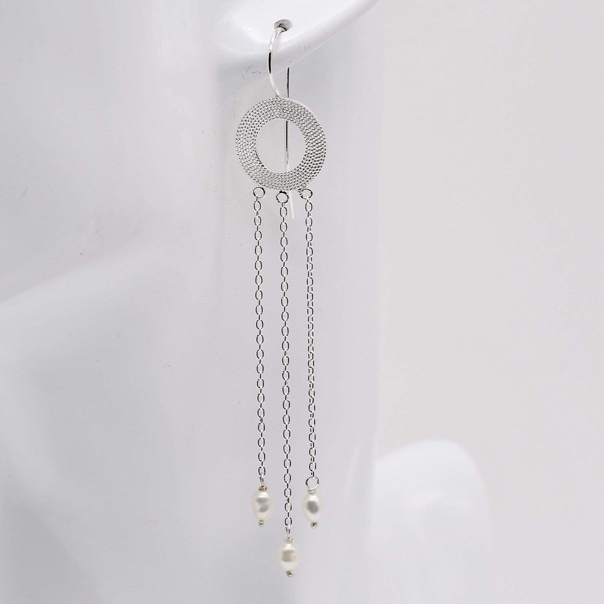 Circulo I Silver filigree earrings