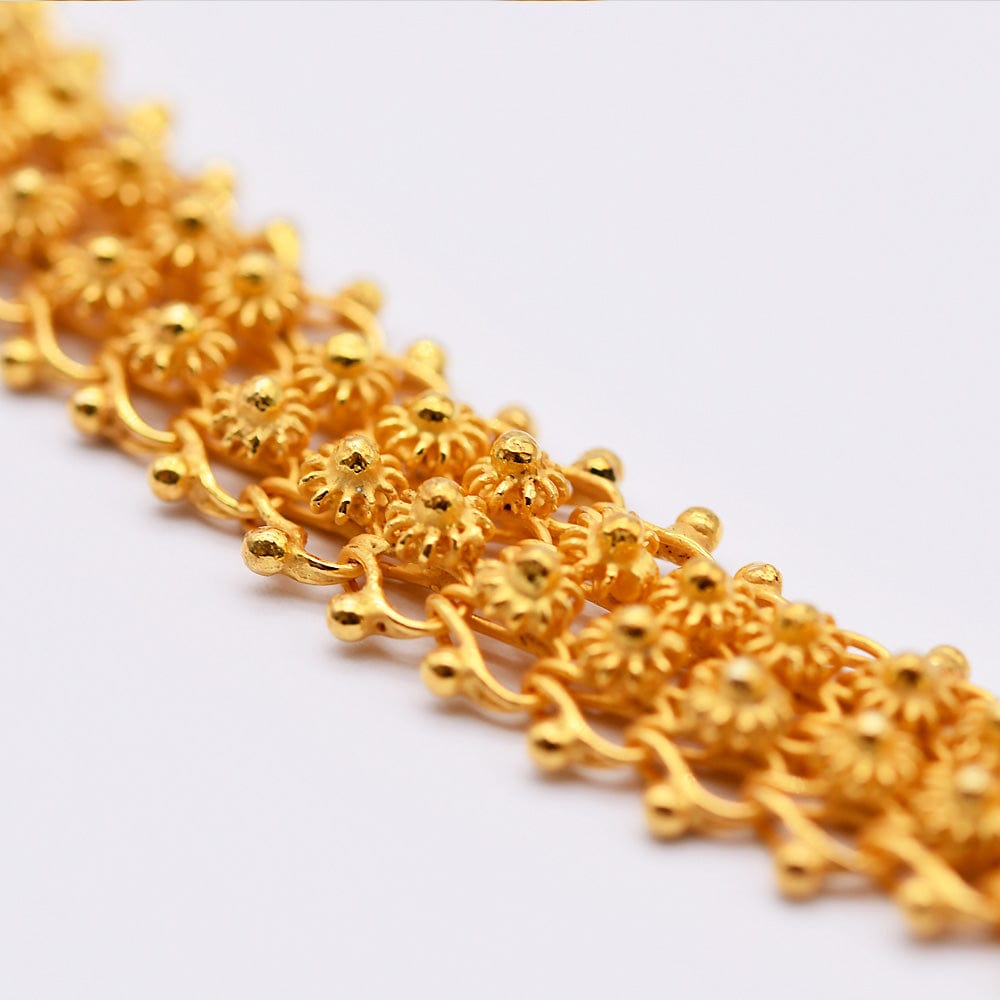 Collier traditionnel portugais en argent doré Á Portuguesa I Collier en argent doré