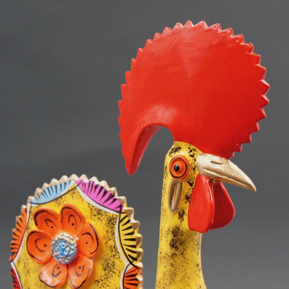 Barcelos Rooster by Prazeres Côta - 25cm - Yellow