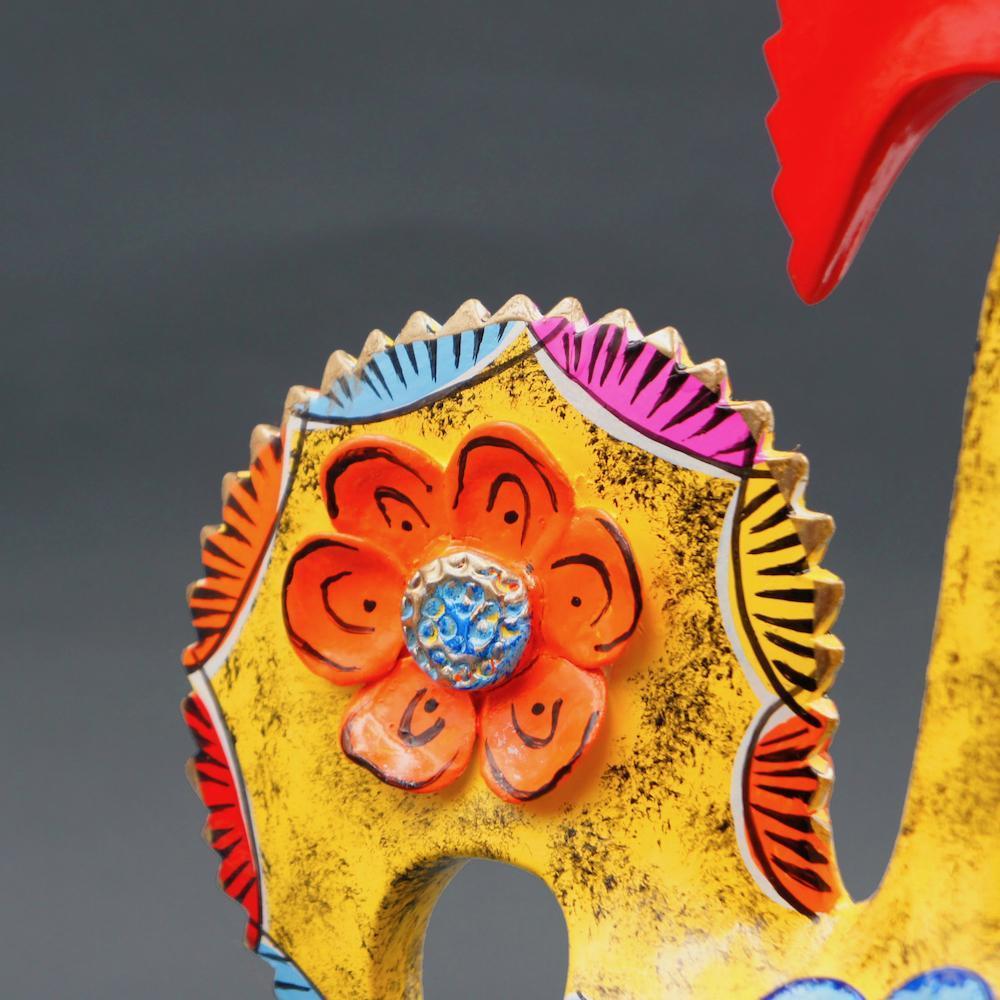 Barcelos Rooster by Prazeres Côta - 25cm - Yellow