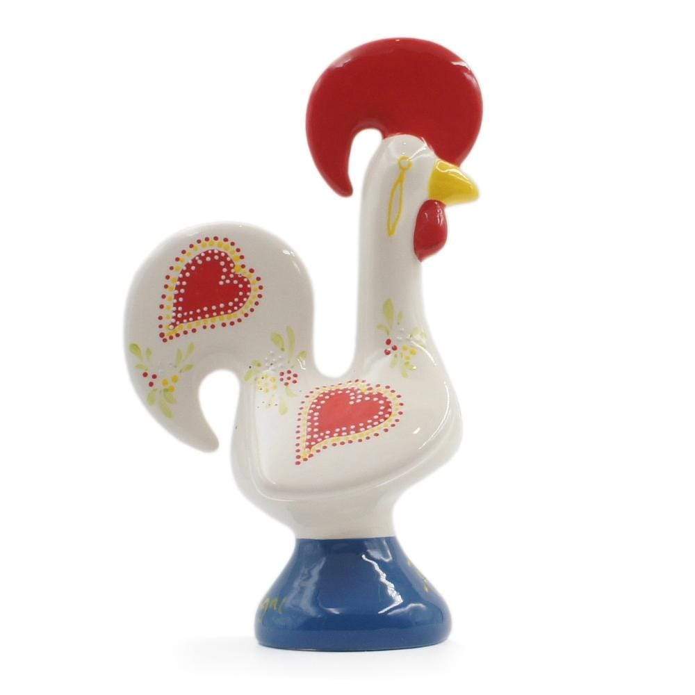 Traditional Barcelos Rooster - White