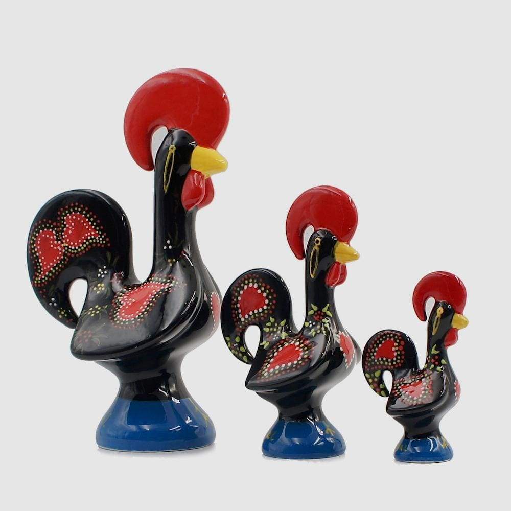 Traditional Barcelos Rooster - Black