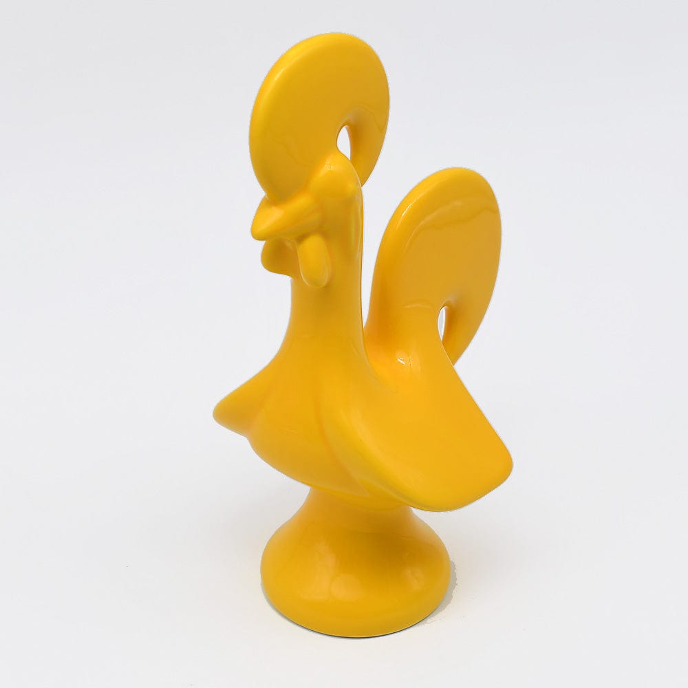 Coq portugais en céramique I Produit artisanal du Portugal #DRAFT Coq de Barcelos en céramique - Jaune